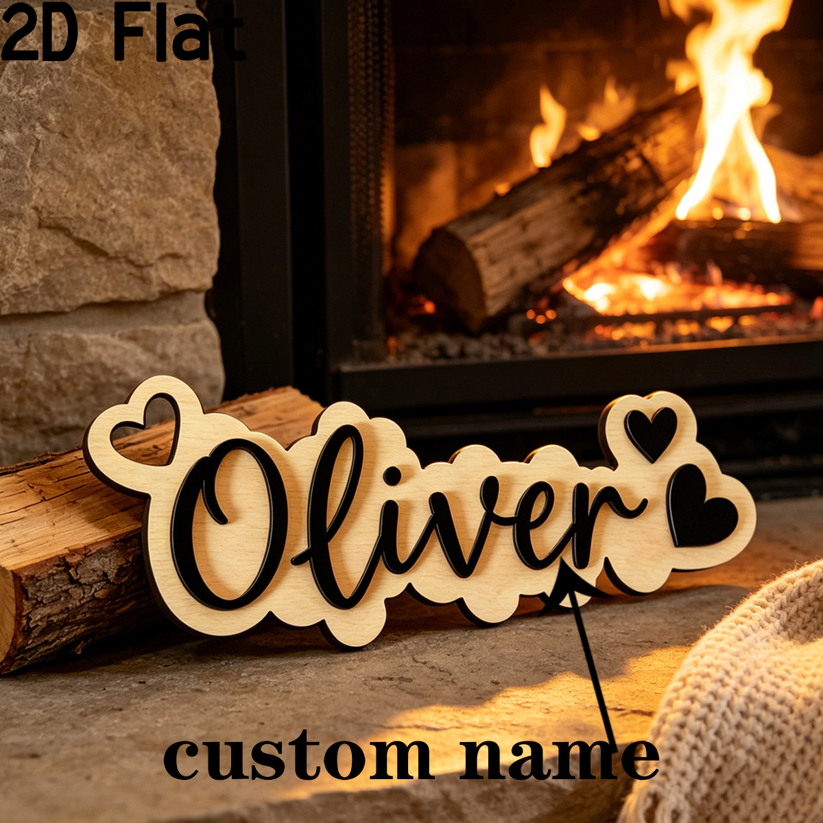 Baby Nursery Diy - 1Pc Custom Love Decor Wooden Acrylic