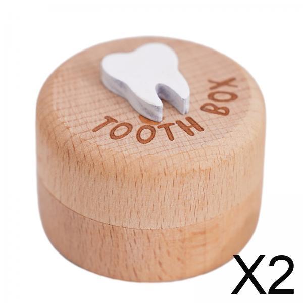 Baby Nursery Girl - Wooden Teeth Storage Organizer Keepsake Box