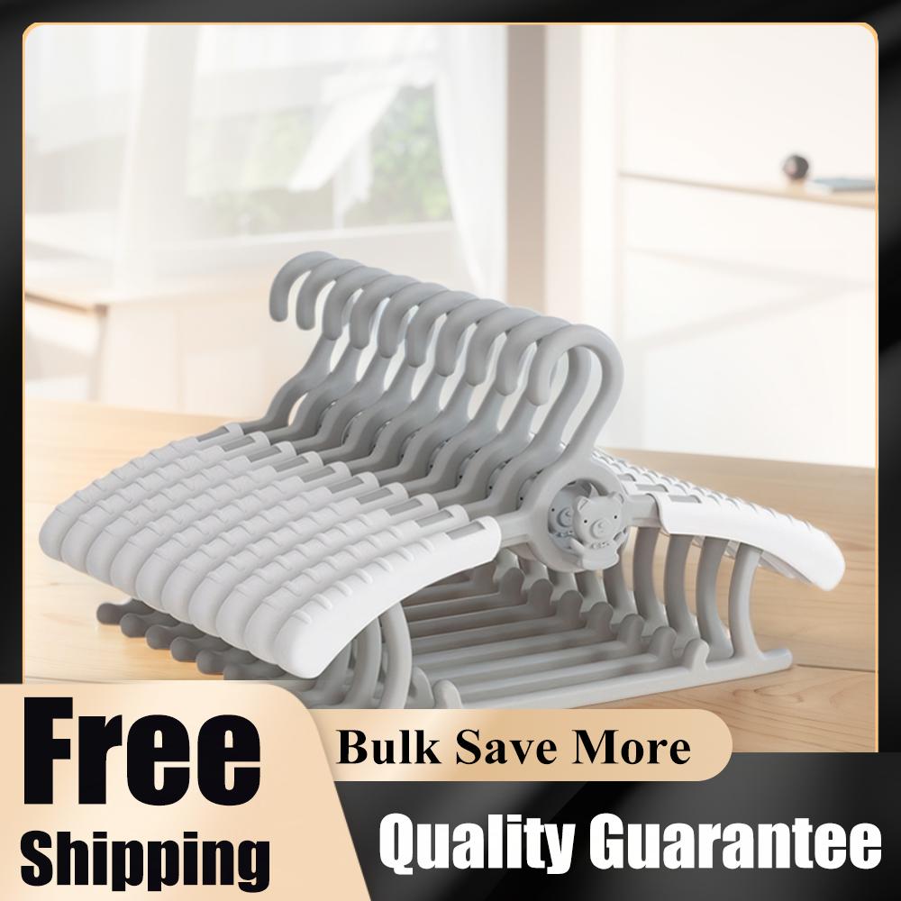 Baby Nursery Girl - 10Pcs Extendable Infant Pants Hanger Baby