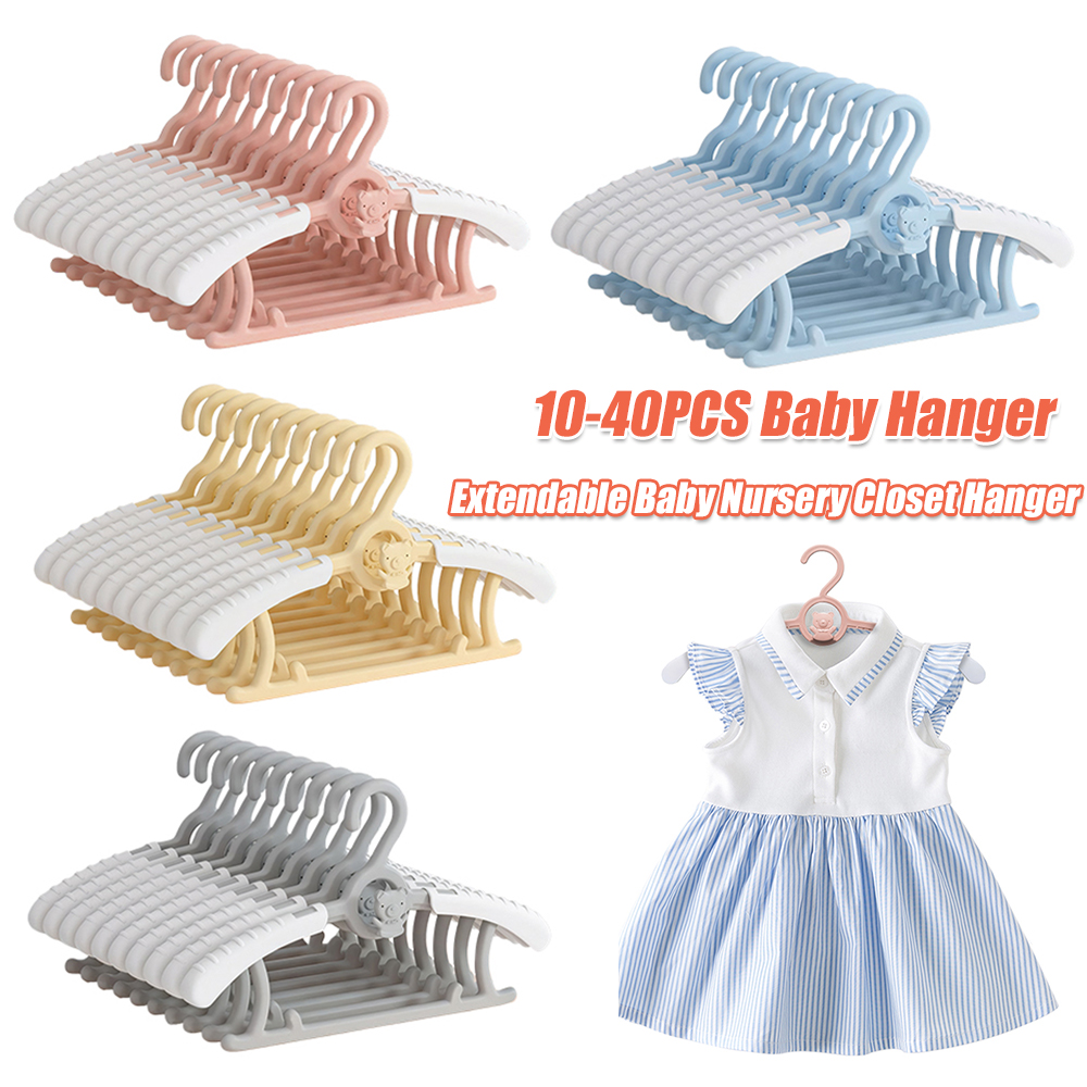Baby Nursery Girl - Extendable Baby Nursery Closet Hanger Space