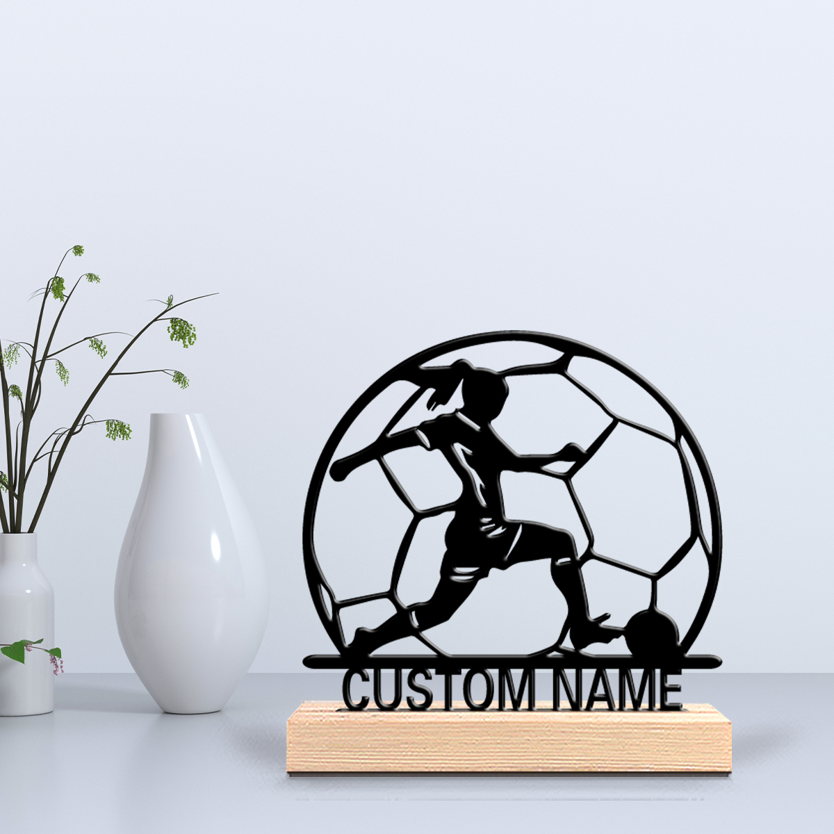 Baby Nursery Decor - 1pc Cute Personalized Custom football Hanging