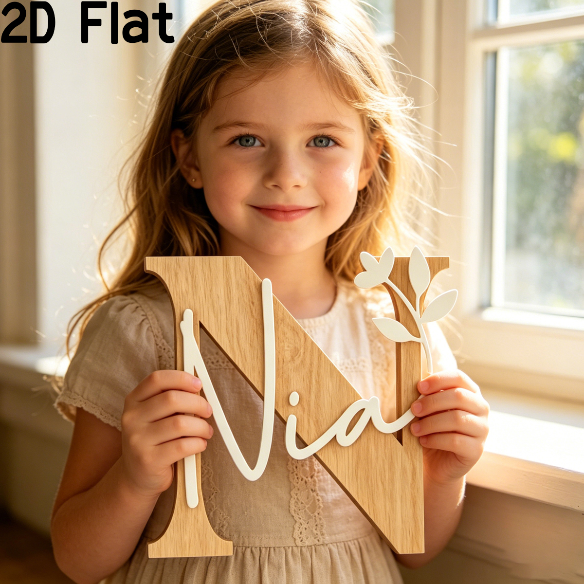 Baby Nursery Diy - 1Pc Custom Original Alphabet N Wooden