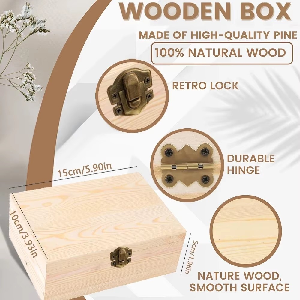 Personalized Baby Wooden Memor - đánh giá và giá Baby Keepsake Box