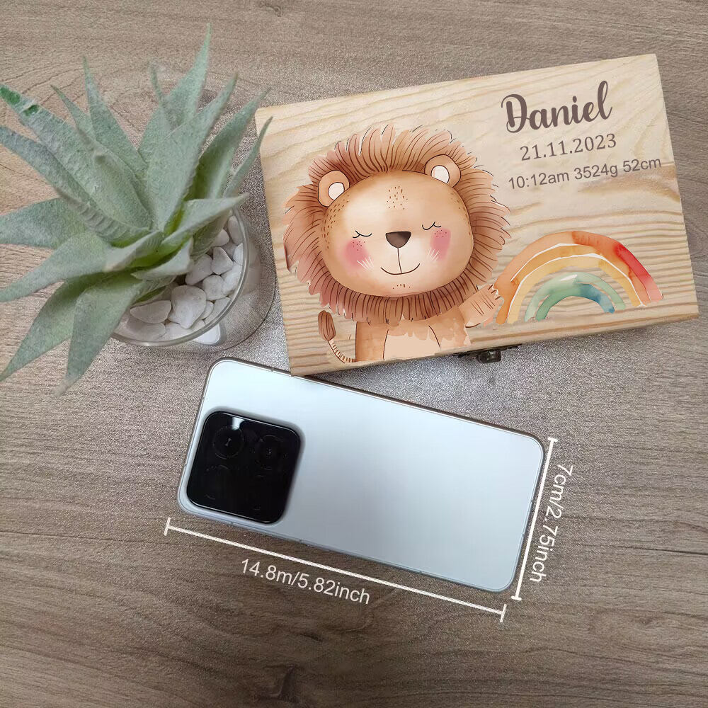 Personalized Baby Wooden Memor - đánh giá và giá Baby Keepsake Box