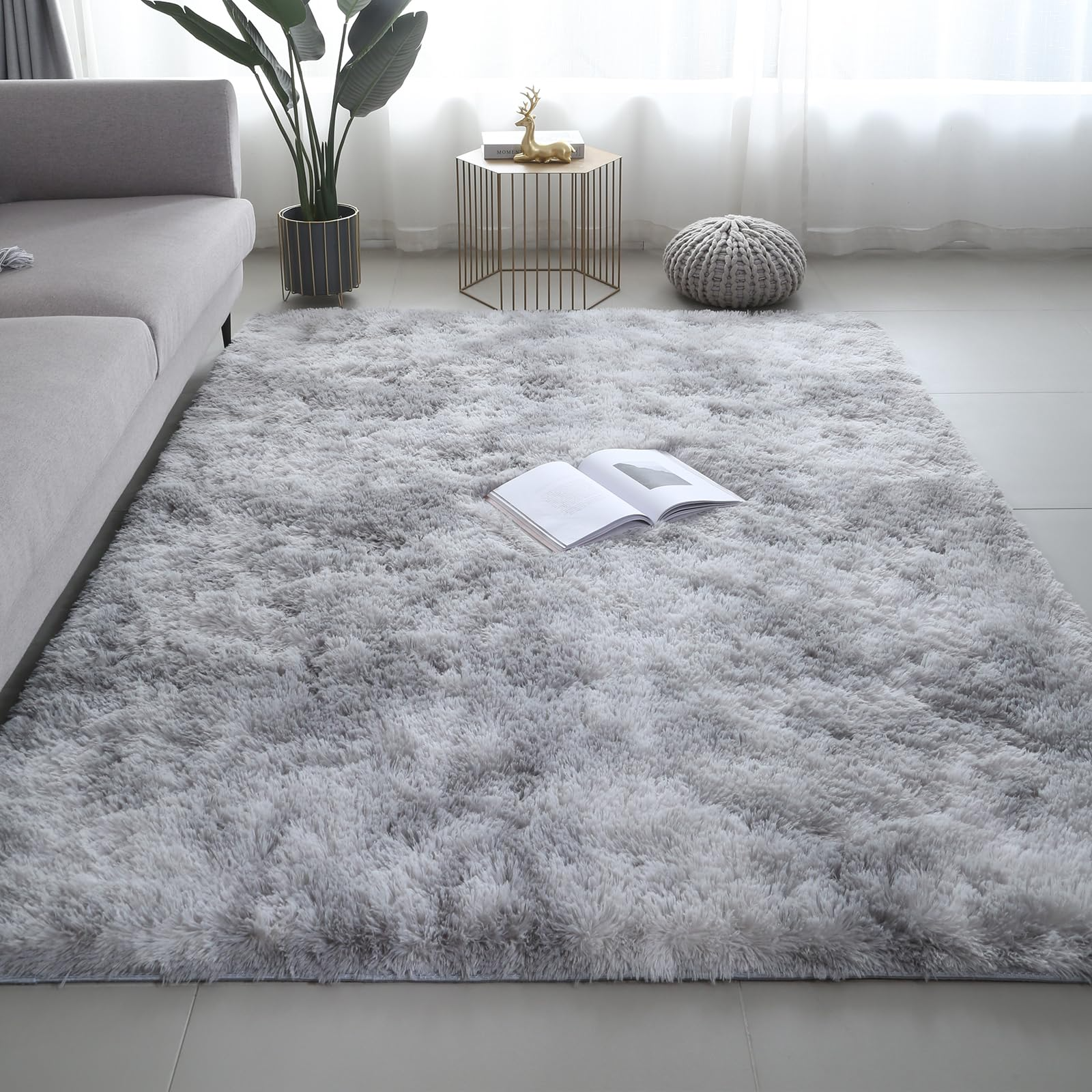 VIKAMA Ultra-Soft Puffy Rug, B - đánh giá và giá Soft Rug Nursery