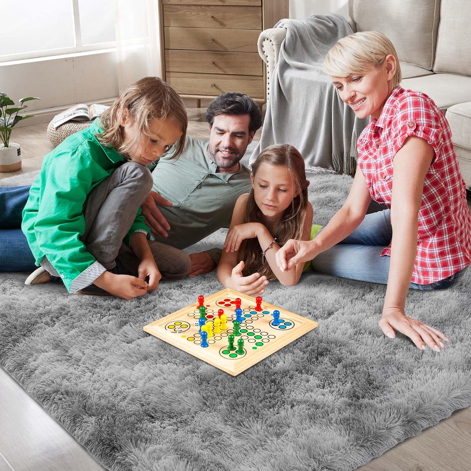 VIKAMA Ultra-Soft Puffy Rug, B - đánh giá và giá Soft Rug Nursery