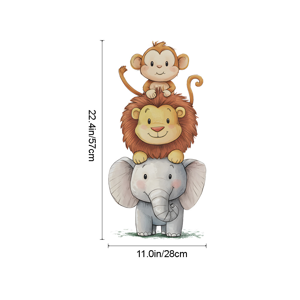 Cute Forest Animals Wall Stick - đánh giá và giá Baby Nursery Stickers