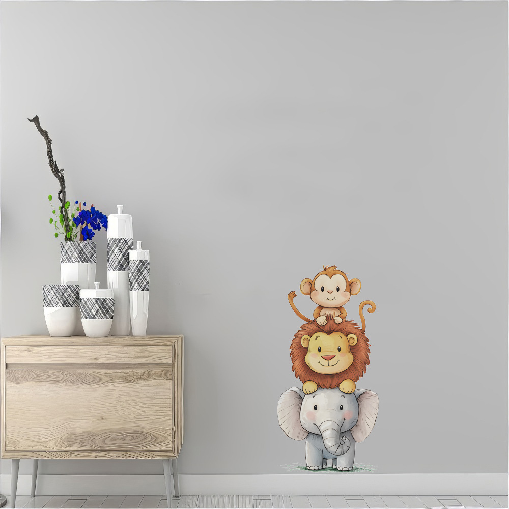 Cute Forest Animals Wall Stick - đánh giá và giá Baby Nursery Stickers