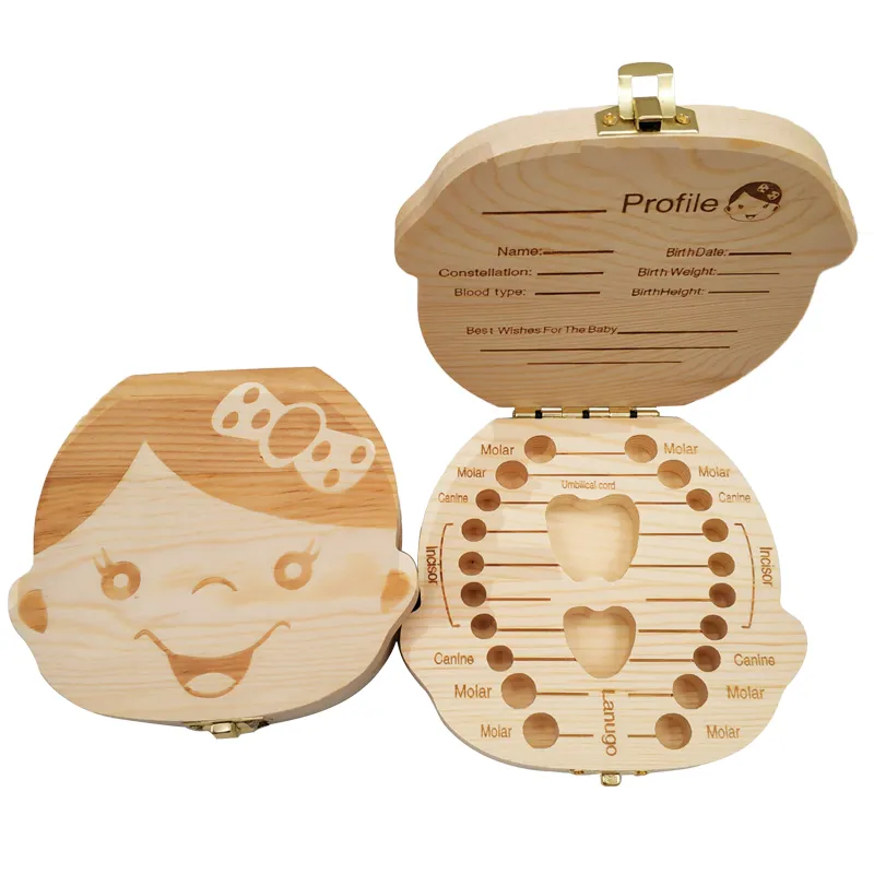 Baby Tooth Box Spanish/Dutch/F - đánh giá và giá Baby Keepsake Box