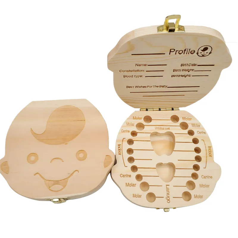 Baby Tooth Box Spanish/Dutch/F - đánh giá và giá Baby Keepsake Box