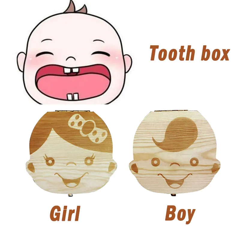 Baby Tooth Box Spanish/Dutch/F - đánh giá và giá Baby Keepsake Box