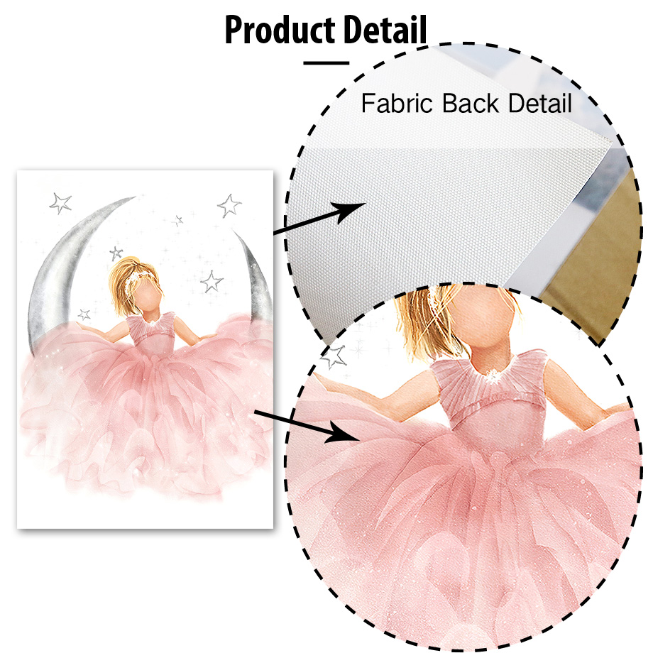 Pink Angel Girl Sun Moon Cloud - đánh giá và giá Baby Nursery Girl