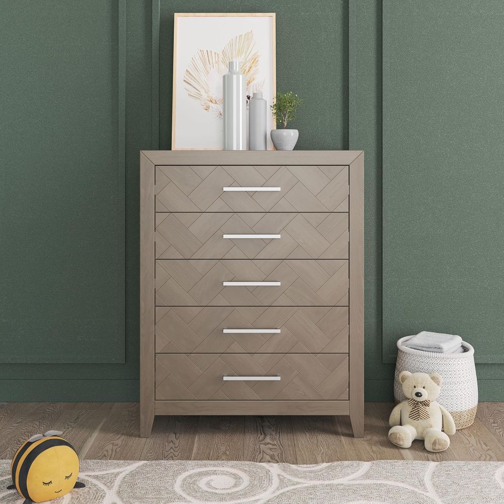 Transitional Gray Nursery Ches - đánh giá và giá Baby Nursery Usa