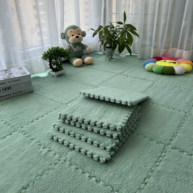 Soft Fluffy Puzzle Foam Floor  - đánh giá và giá Baby Nursery Carpet