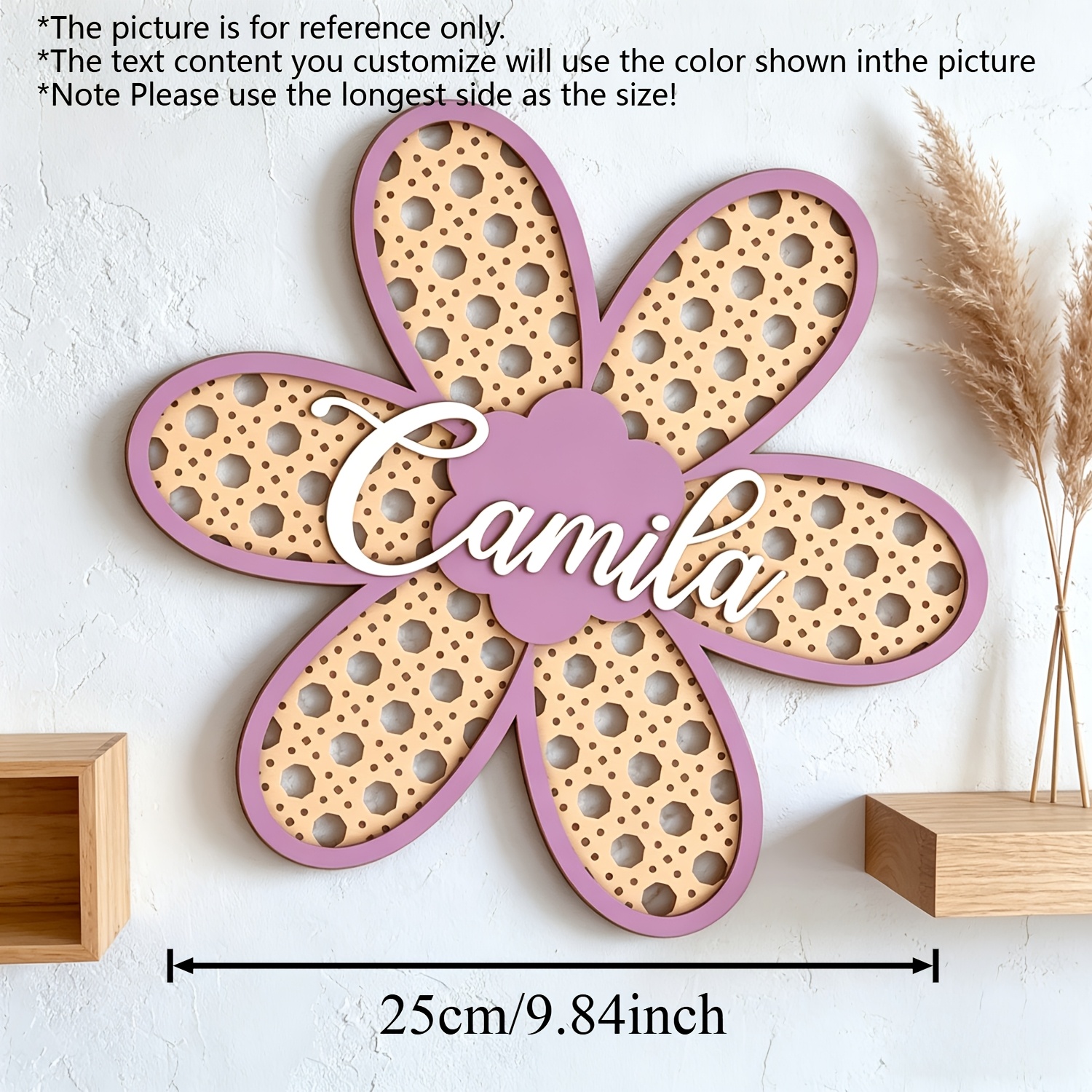 Personalized Boho Rattan Flowe - đánh giá và giá Baby Nursery Decor