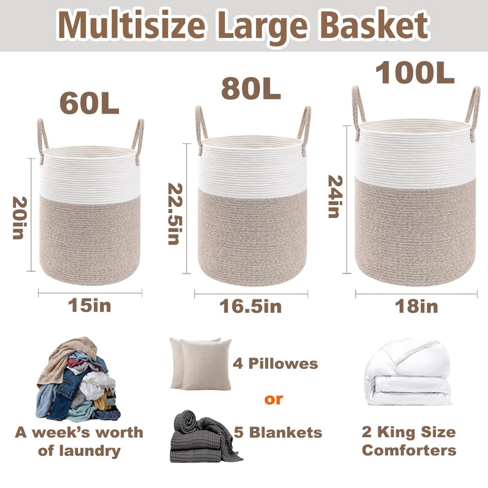 Large Woven Laundry Basket Ham - đánh giá và giá Baby Nursery Laundry Basket