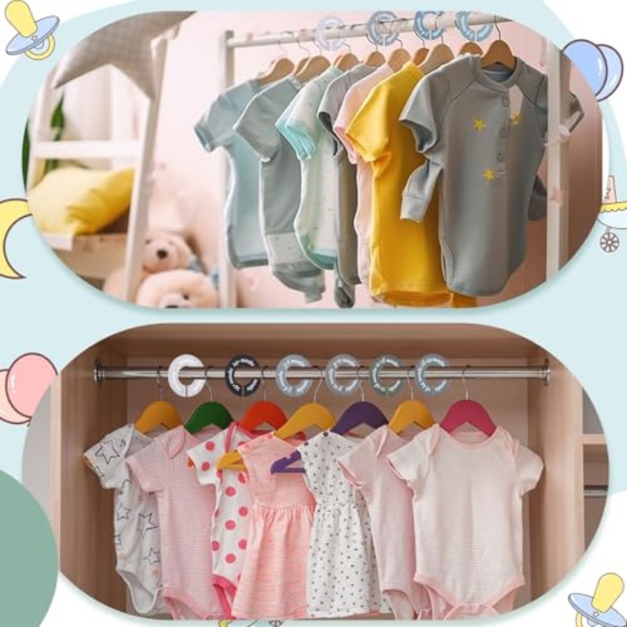 8 Pcs Baby Closet Dividers, Gi - đánh giá và giá Baby Nursery Decor