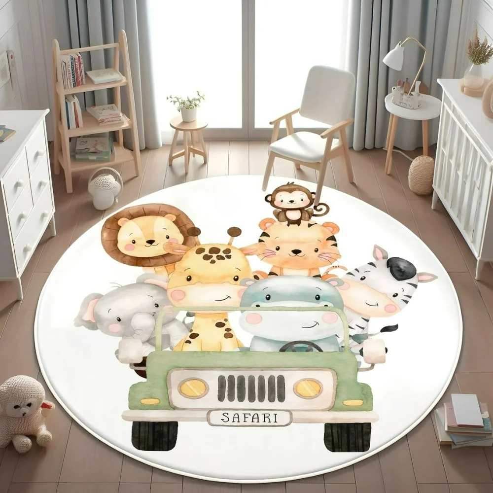 Wild Safari Animal Floor Mat G - đánh giá và giá Baby Nursery Carpet