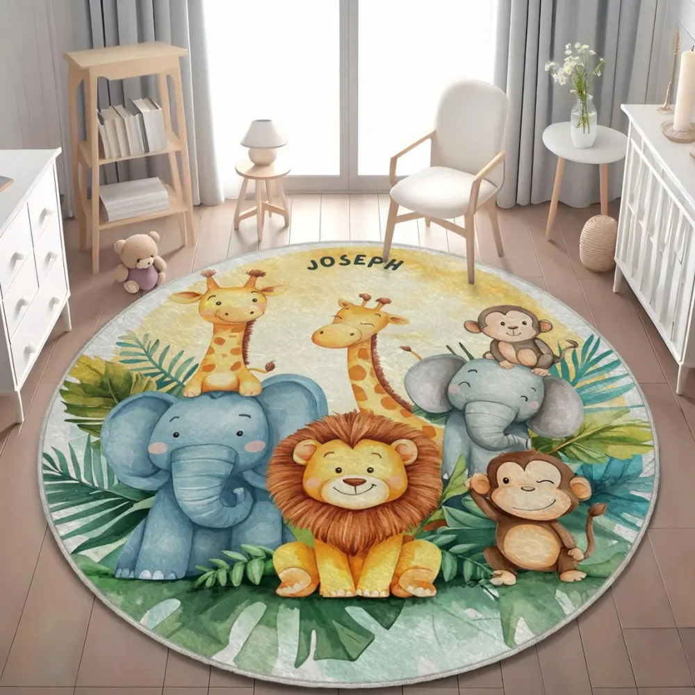 Wild Safari Animal Floor Mat G - đánh giá và giá Baby Nursery Carpet
