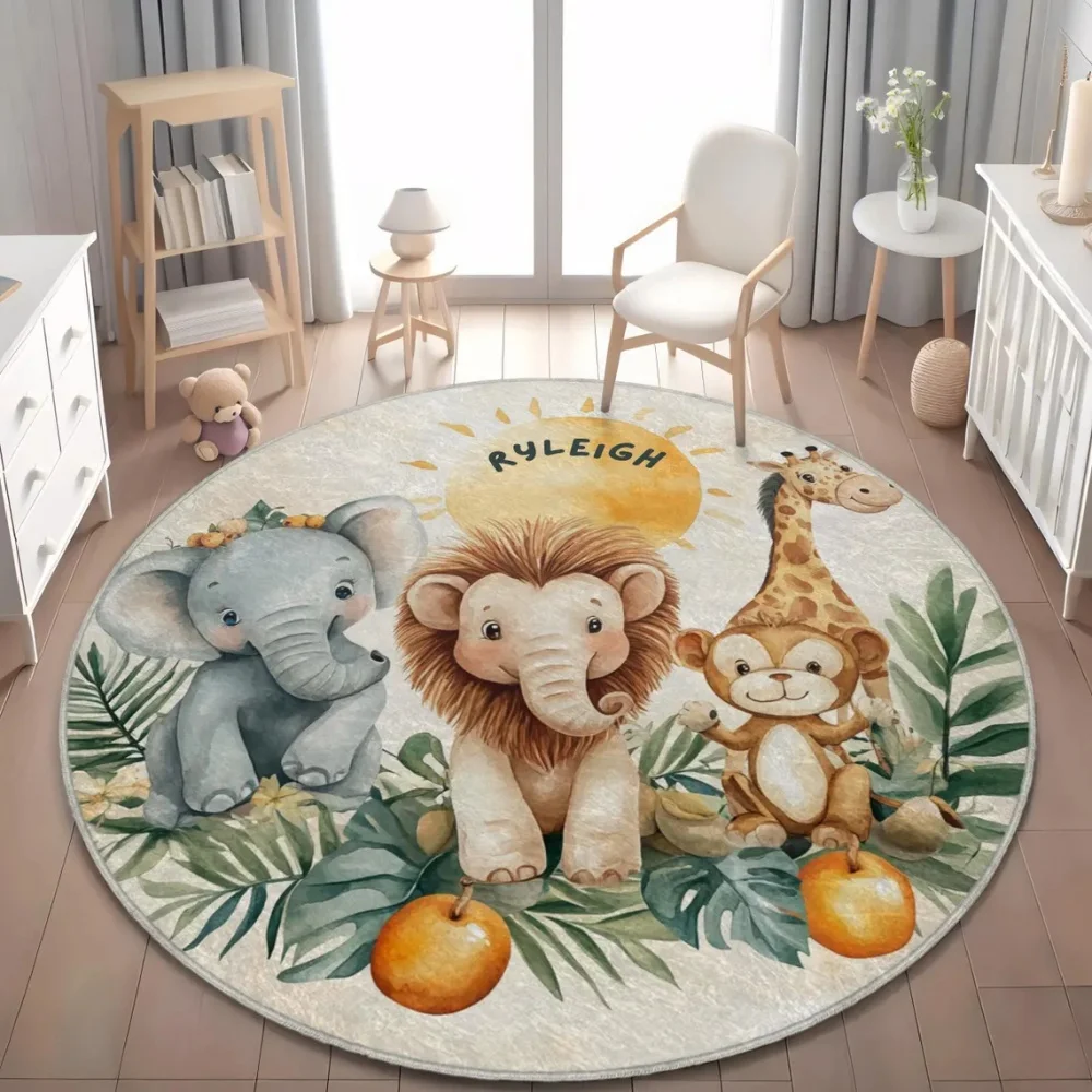 Wild Safari Animal Floor Mat G - đánh giá và giá Baby Nursery Carpet