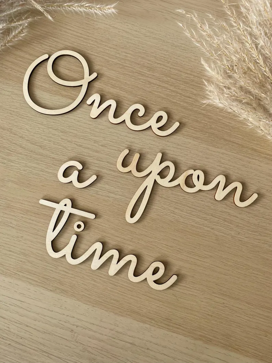 Once Upon A Time Wall Sign. Wo - đánh giá và giá Baby Nursery Diy