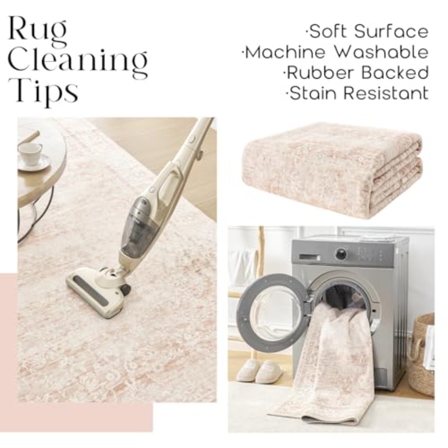 Pink Nursery Rug for Baby Girl - đánh giá và giá Baby Nursery Carpet