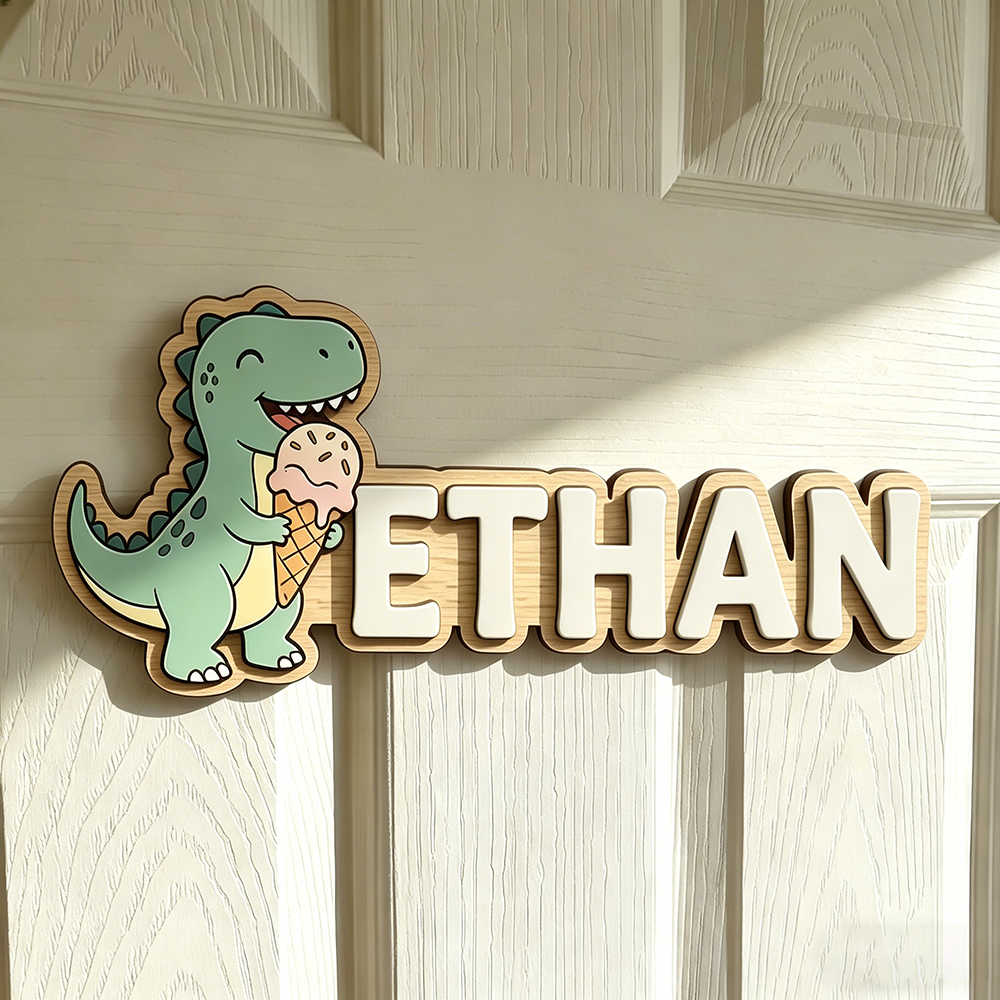 Whimsical Ice Cream Dinosaur C - đánh giá và giá Baby Nursery Decor