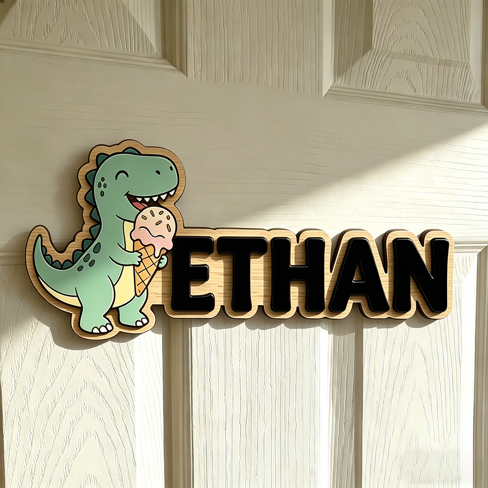 Whimsical Ice Cream Dinosaur C - đánh giá và giá Baby Nursery Decor