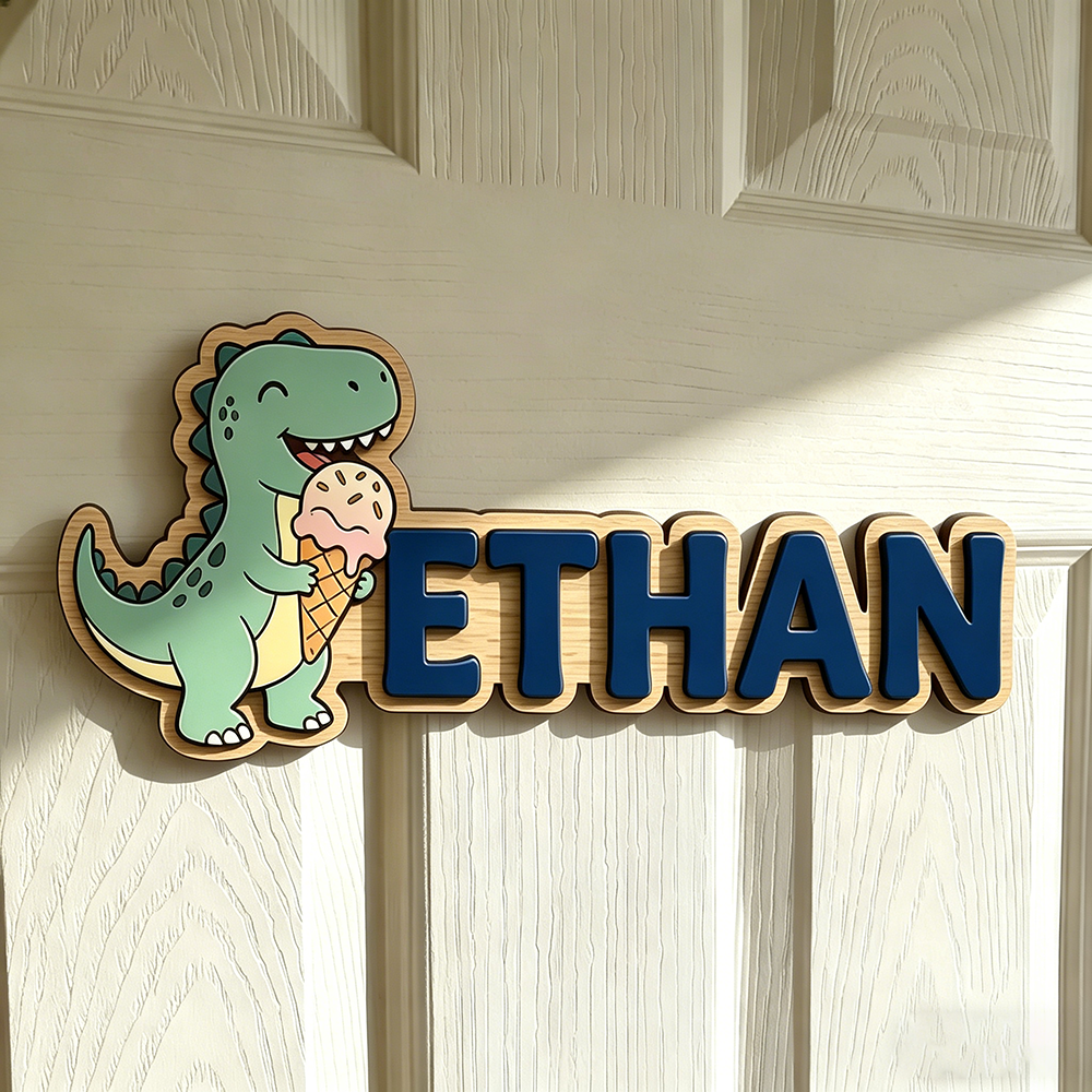 Whimsical Ice Cream Dinosaur C - đánh giá và giá Baby Nursery Decor