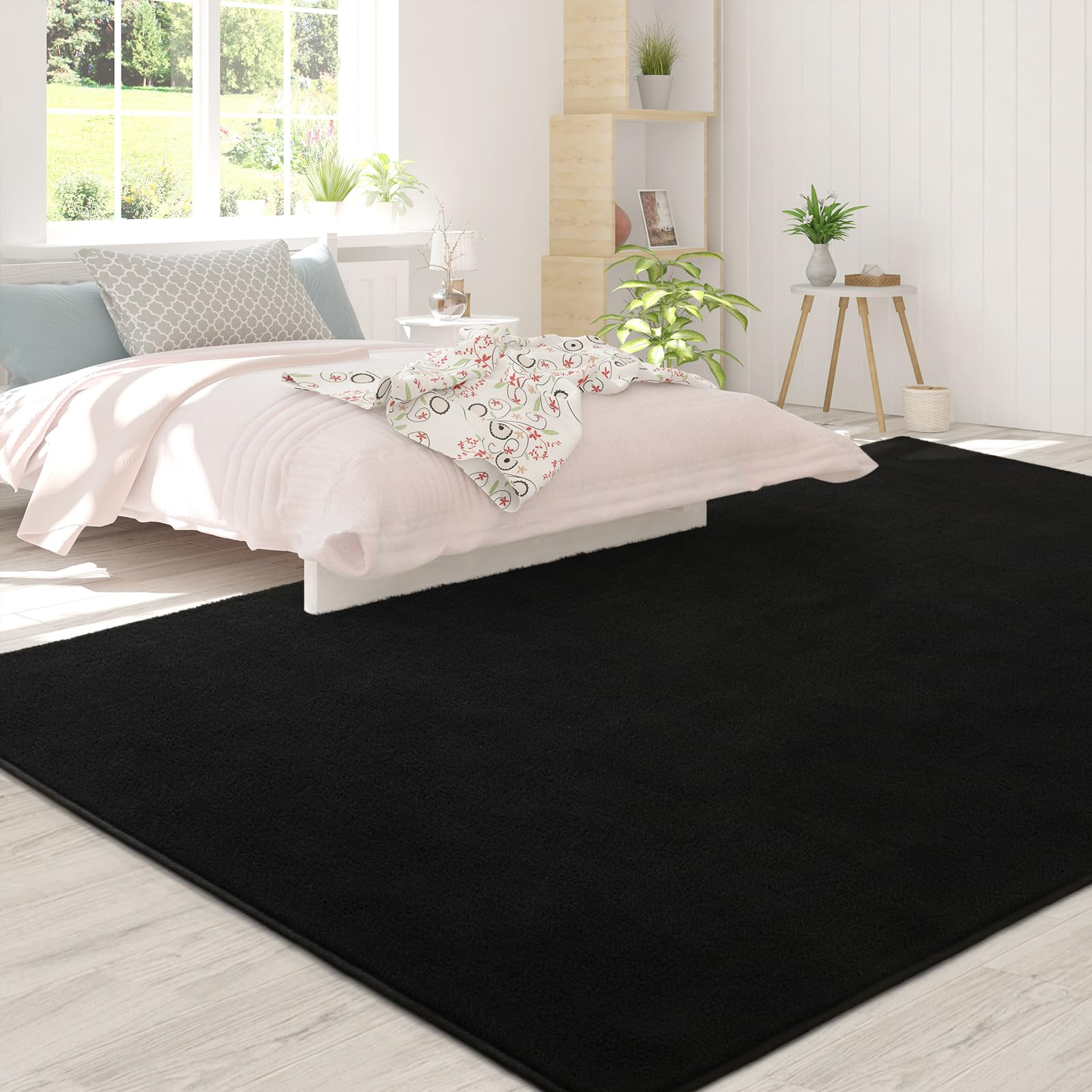 VIKAMA Solid Color Living Room - đánh giá và giá Soft Rug Nursery