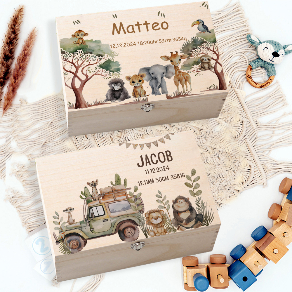 Personalized Memory Box with T - đánh giá và giá Baby Keepsake Box