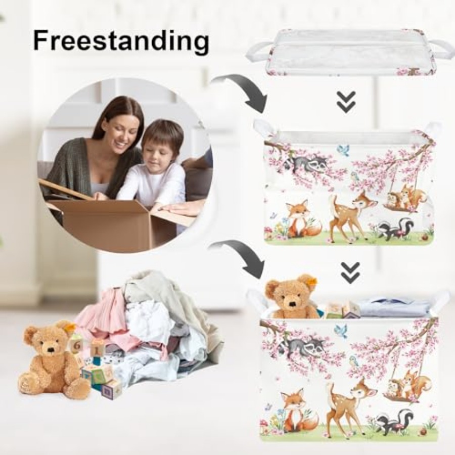 Forest Animal Baby Storage Bas - đánh giá và giá Baby Nursery Laundry Basket