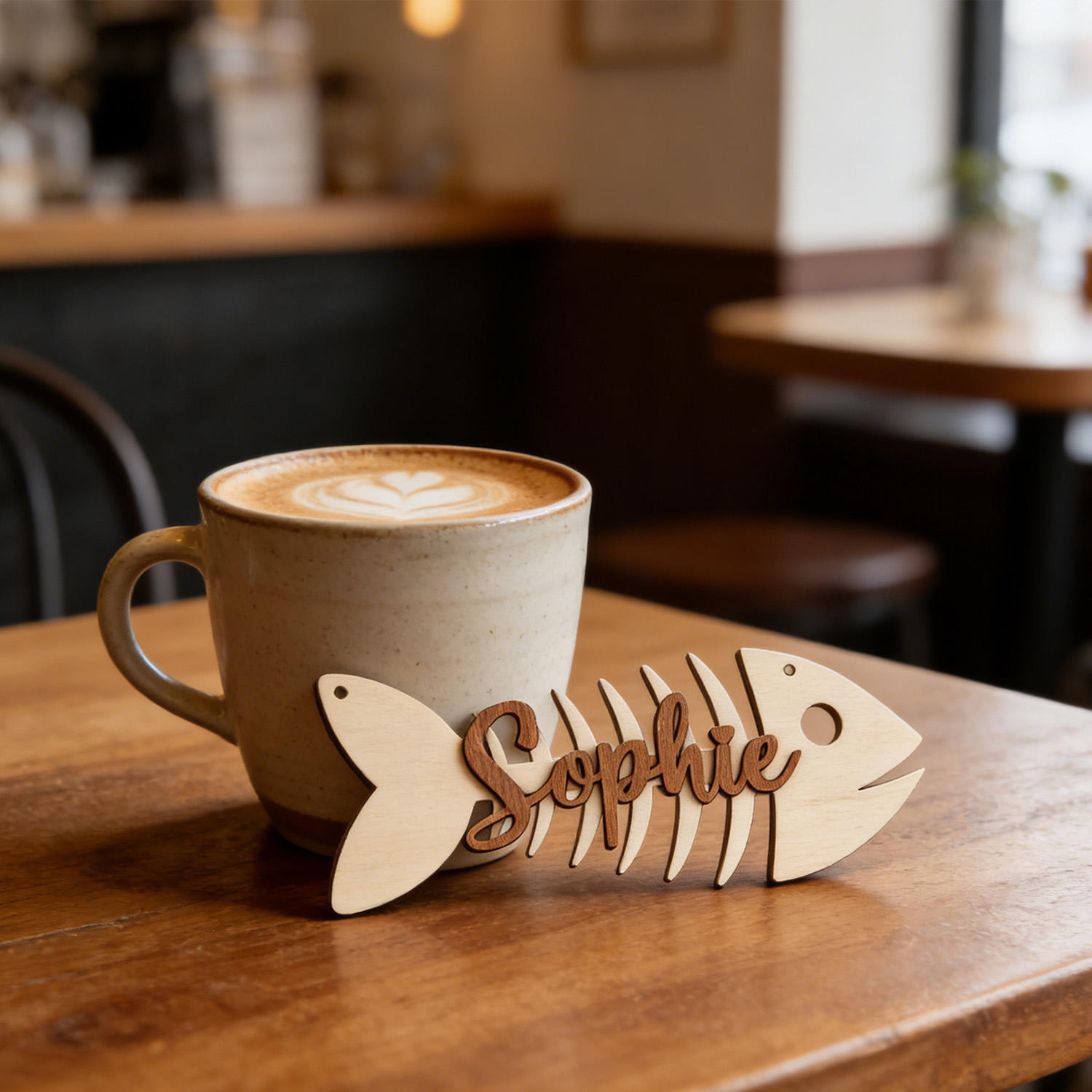 1Pc Custom Name Fish Skeleton  - đánh giá và giá Baby Nursery Diy