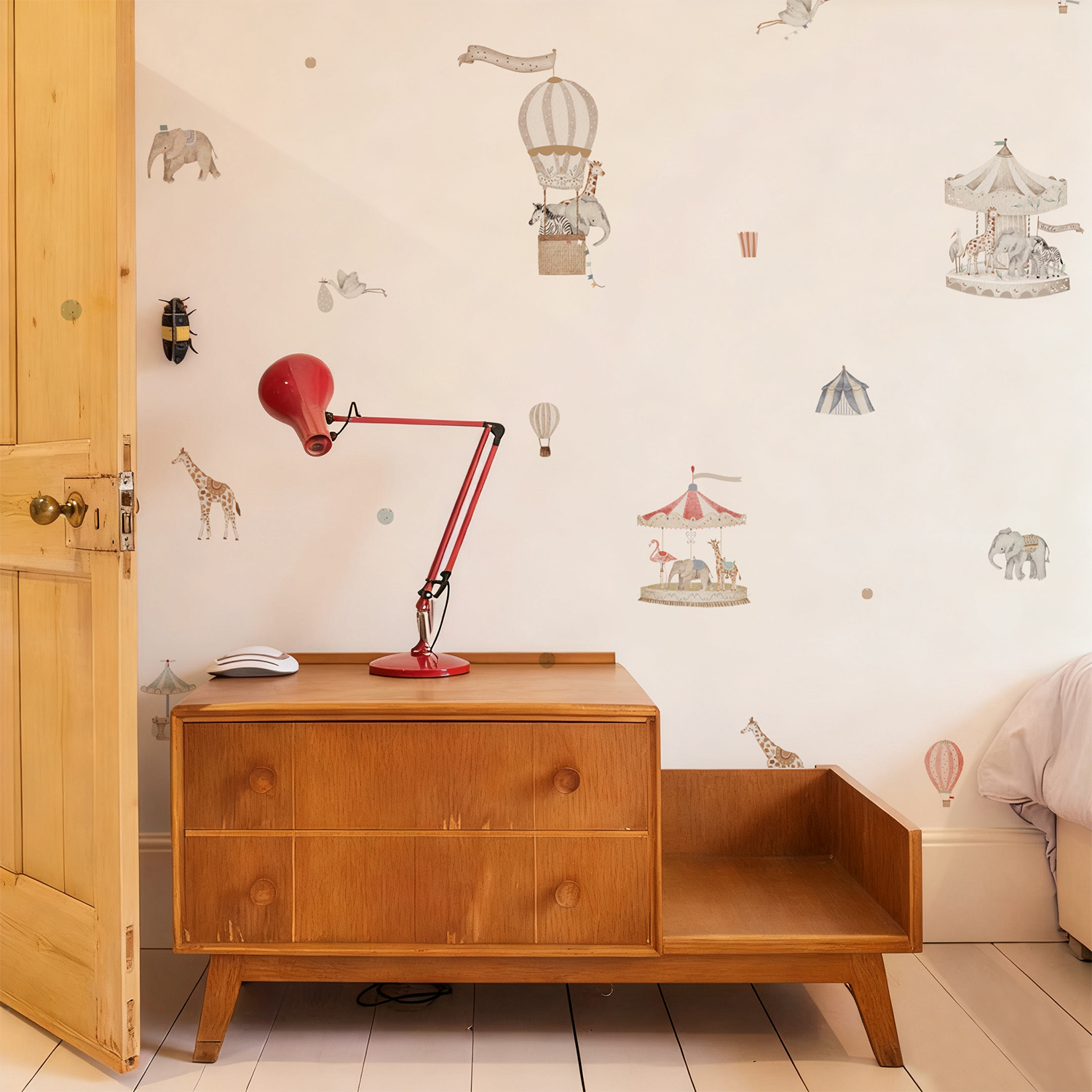 Retro Watercolor Wonderful Enc - đánh giá và giá Baby Nursery Diy