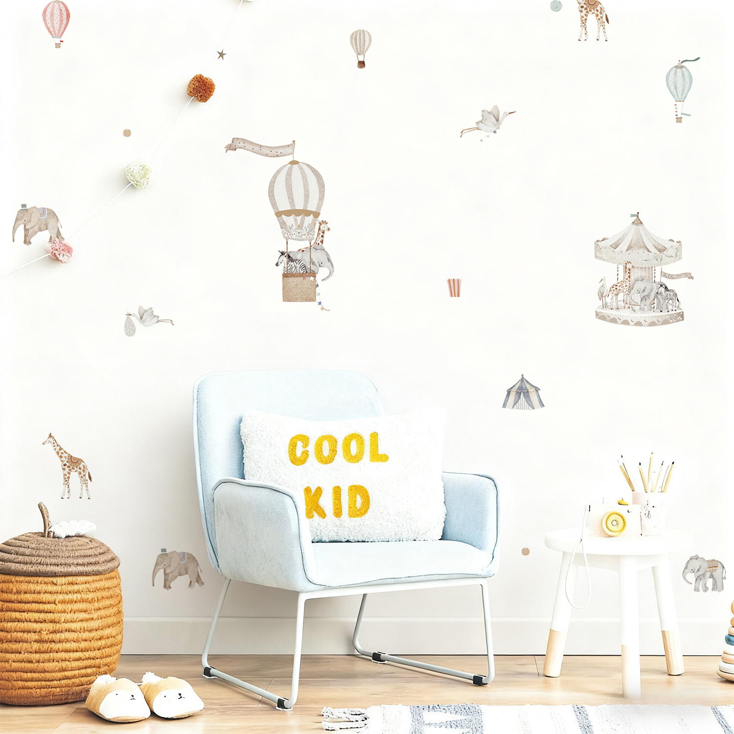 Retro Watercolor Wonderful Enc - đánh giá và giá Baby Nursery Diy