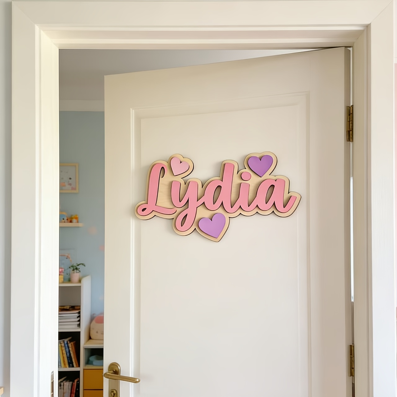 Personalized Gradient Heart Na - đánh giá và giá Baby Nursery Decor