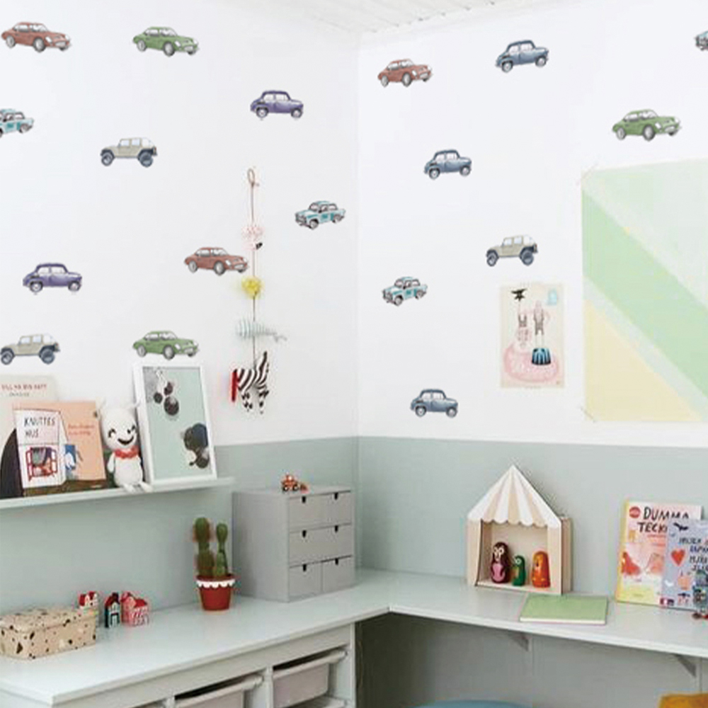 Cartoon Kids Transport Car Tru - đánh giá và giá Baby Nursery Stickers