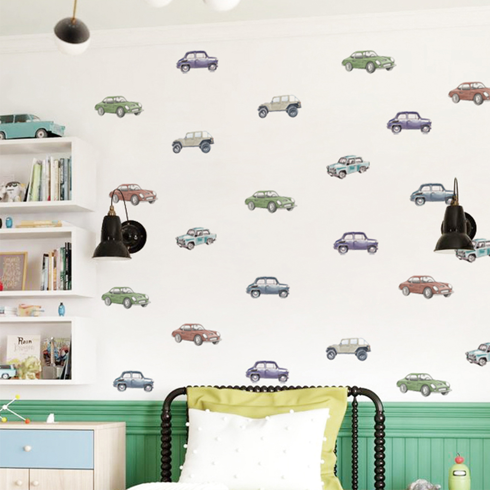 Cartoon Kids Transport Car Tru - đánh giá và giá Baby Nursery Stickers