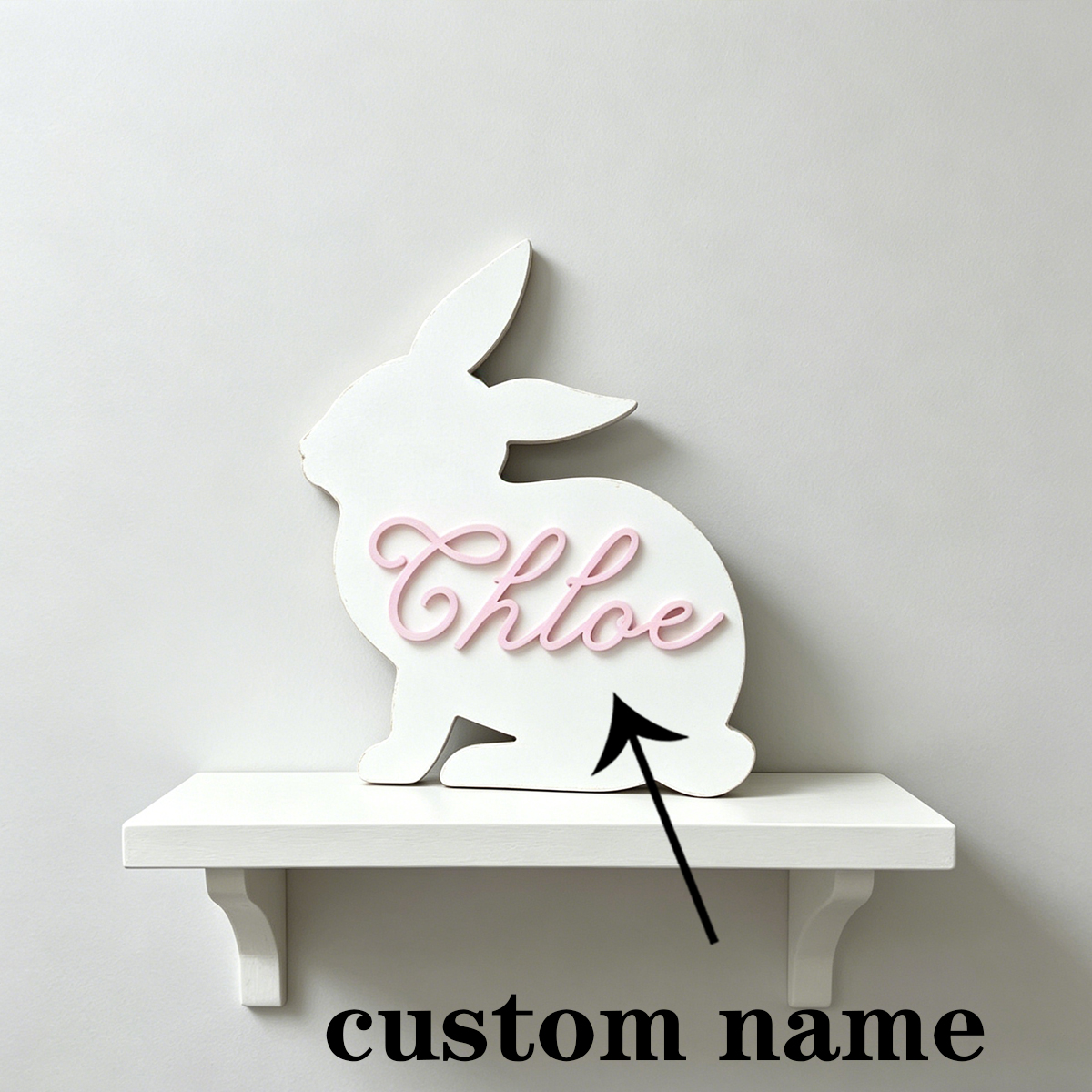 1Pc Custom Cute Bunny Name Woo - đánh giá và giá Baby Nursery Diy