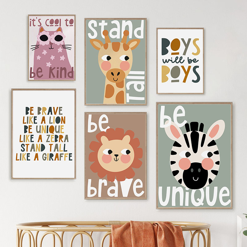 Funny Animals Poster Nursery W - đánh giá và giá Baby Zebra Nursery