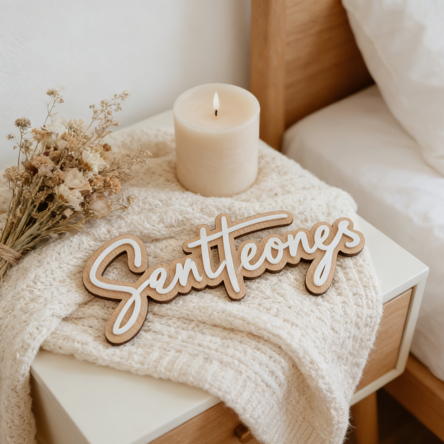 1Pc Custom Name Cute White Woo - đánh giá và giá Baby Nursery Decor