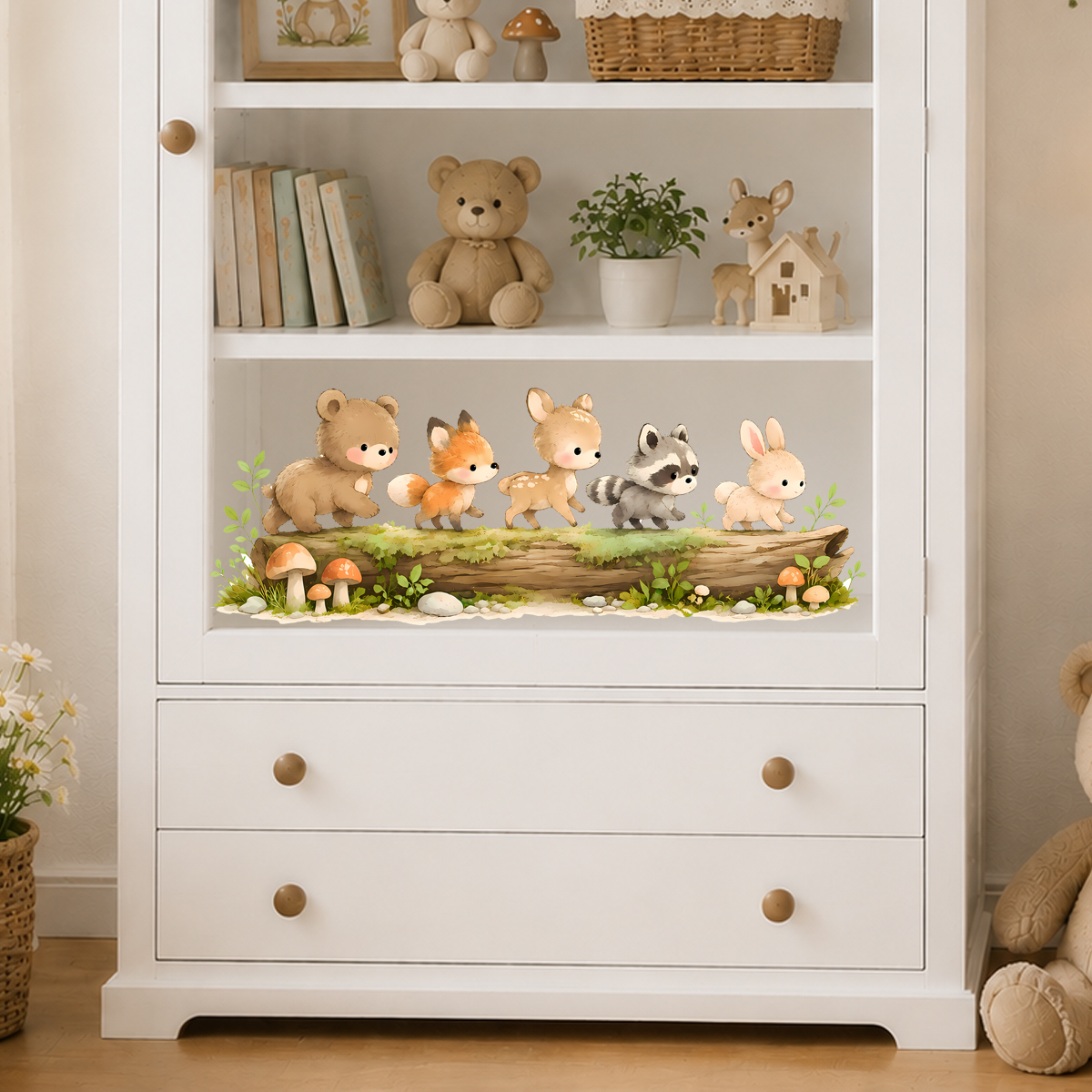 Nursery Forest Animals Window  - đánh giá và giá Baby Nursery Stickers