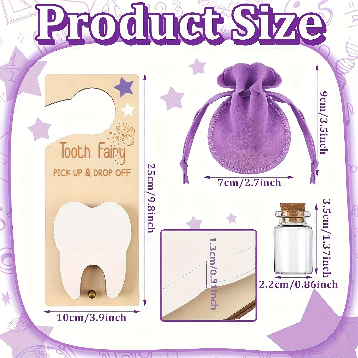 Tooth Fairy Door Sign Decorati - đánh giá và giá Baby Keepsake Box