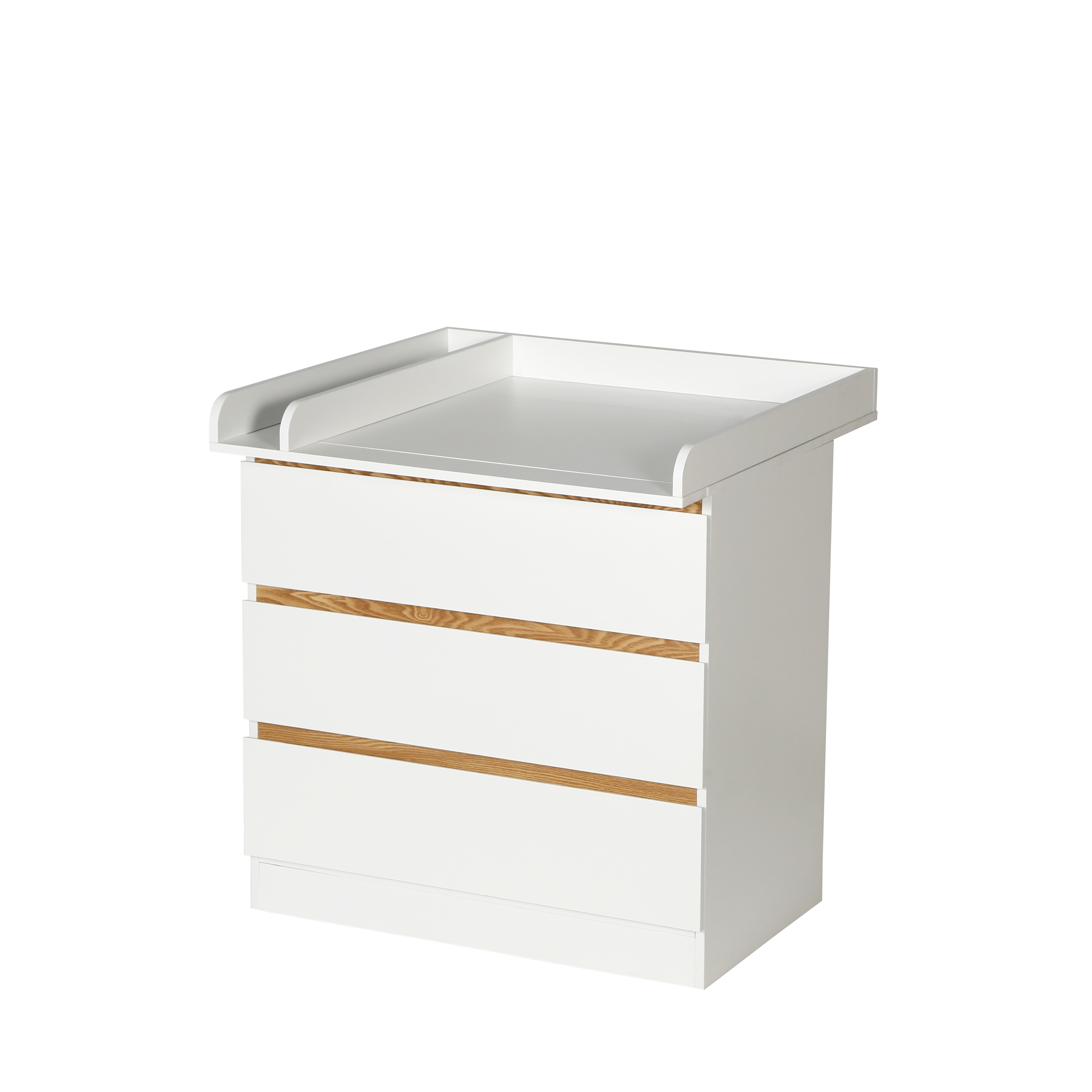 3 chest of drawers (white) wit - đánh giá và giá Baby Nursery Dresser Changing Table
