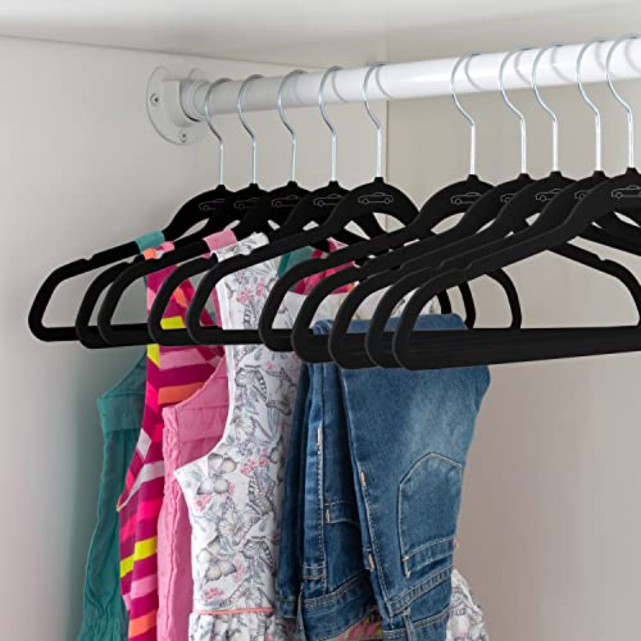 Velvet Hangers Slim Non-Slip D - đánh giá và giá Baby Nursery Closet Organization