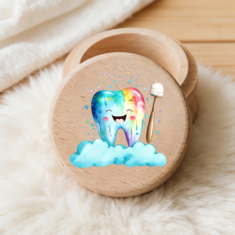 Cartoon-Designed Baby Teeth St - đánh giá và giá Baby Keepsake Box