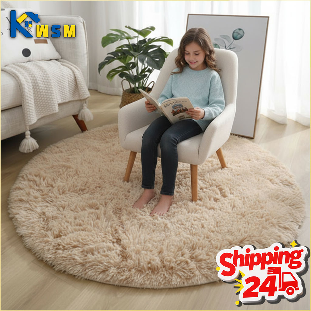 Super Soft Fluffy Round Rug Pl - đánh giá và giá Soft Rug Nursery