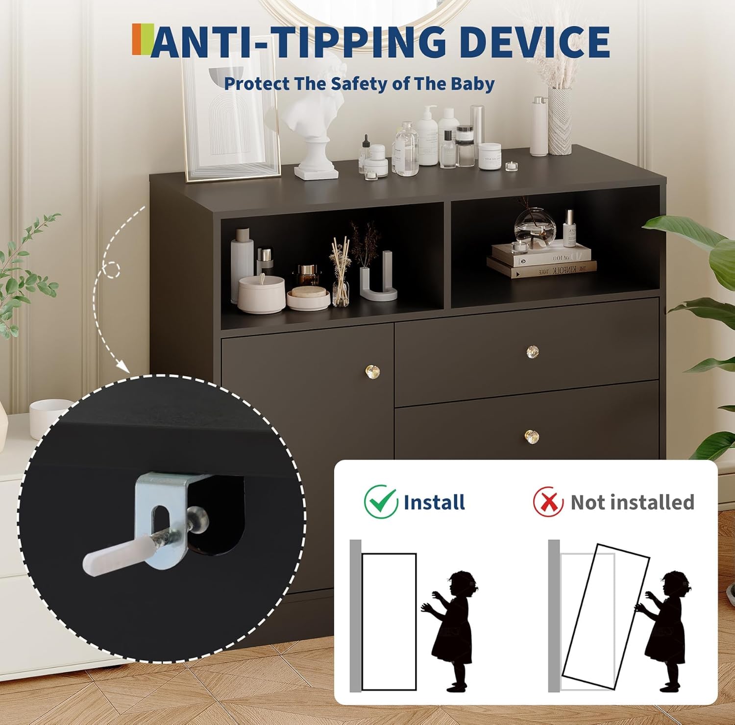 Nursery Dresser with Changing  - đánh giá và giá Baby Nursery Dresser Changing Table