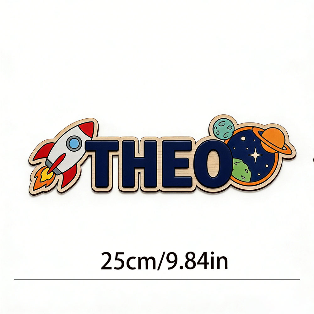 Personalized Space Rocket Name - đánh giá và giá Baby Nursery Decor