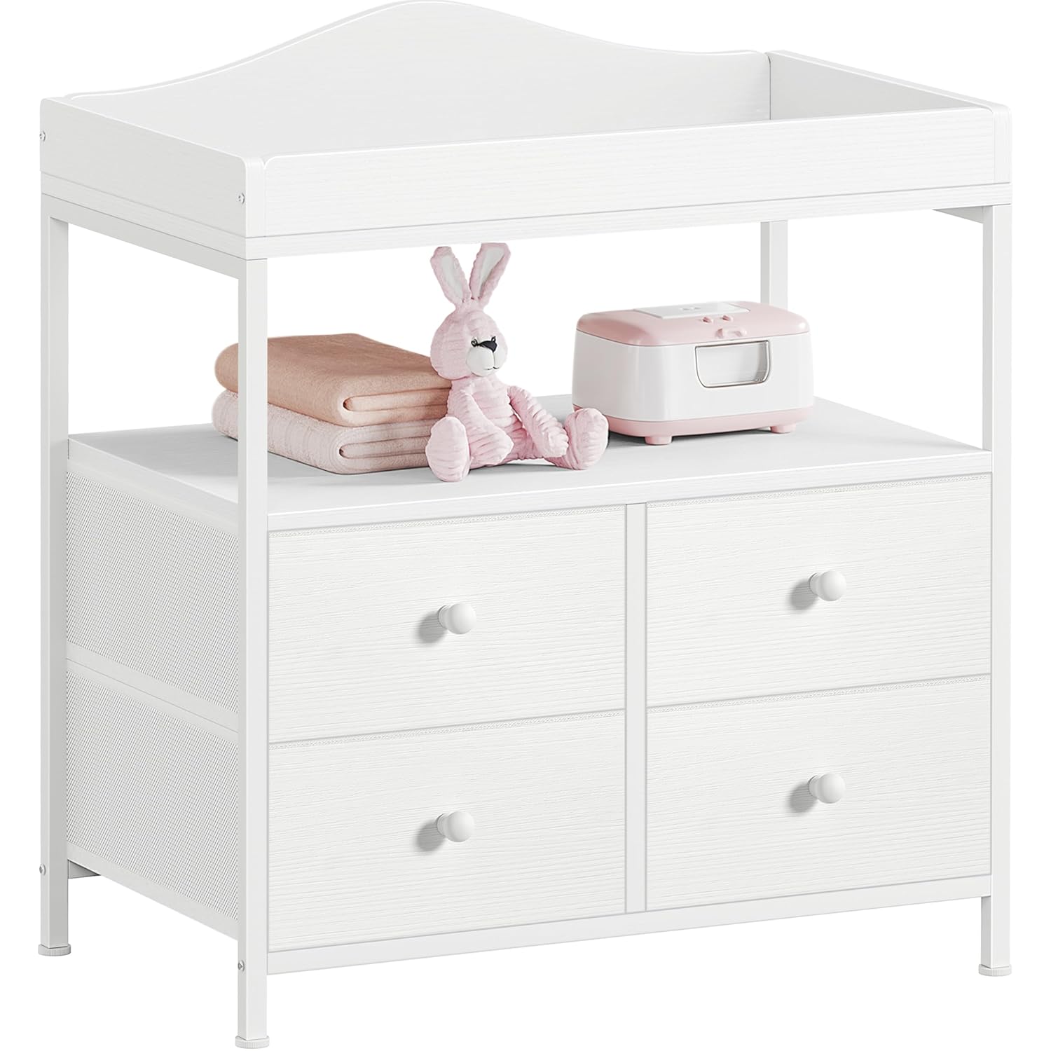 White Baby Changing Table Dres - đánh giá và giá Baby Nursery Dresser Changing Table